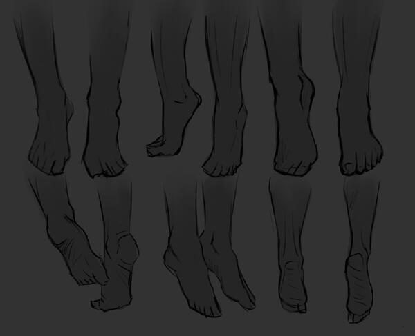 Foot Practice Sketch